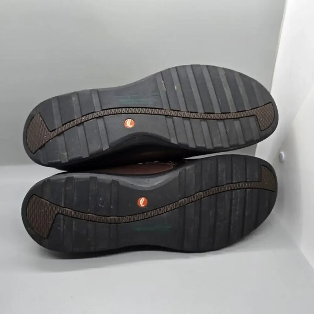 Clarks Unstructured Un Adorn Zip Sneaker-Brown-Women's 8M‎